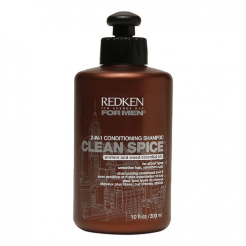 Redken Clean Spice 2-in-1 Conditioning Shampoo 10 Oz For Men