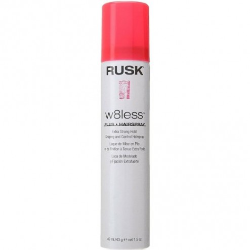 Rusk Designer Collection W8less Plus Extra Strong Hold Shaping and Control Spray