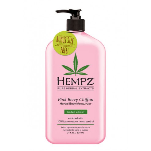 Hempz Pink Berry Chiffon Herbal Body Moisturizer 21 Oz