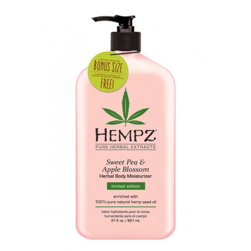 Hempz Sweet Pea & Apple Blossom Herbal Body Moisturizer 21 Oz
