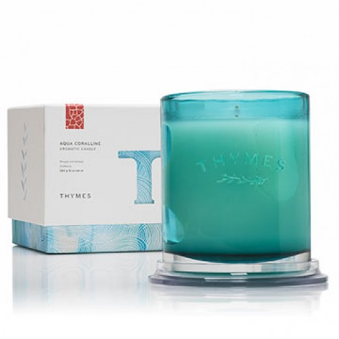 Thymes Aqua Coralline Candle 10 oz net wt - 284 g