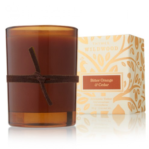 Thymes Bitter Orange and Cedar Votive Candle