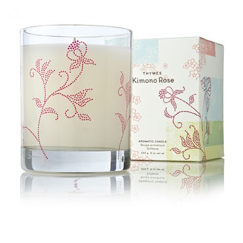 Thymes Kimono Rose Candle