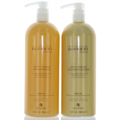 Alterna Bamboo Smooth Anti-Frizz Shampoo And Conditioner Duo (33.8 Oz each)
