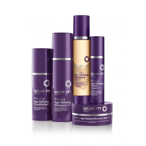 Label.m Therapy Age Defying Shampoo, Conditioner, Mask, Protein Cream And Oil Bundle