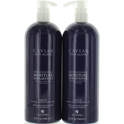 Alterna Caviar Replenishing Moisture Shampoo And Conditioner Duo (33.8 Oz each) 