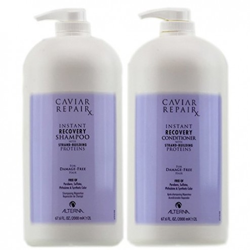 Alterna Caviar Repair Rx Instant Recovery Shampoo And Conditiomer (67 Oz each)