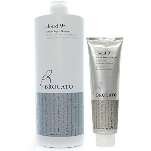 Brocato Cloud 9 Miracle Repair Shampoo 33.8 Oz And Treatment 5.25 Oz