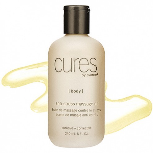 Cures by Avance Anti-Stress Massage Oil Gallon
