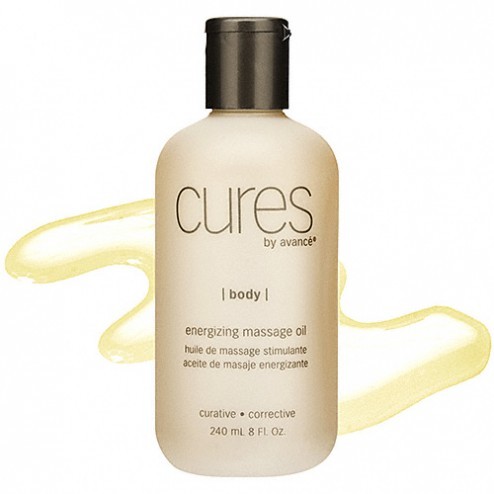 Cures by Avance Energizing Massage Oil 16 Oz