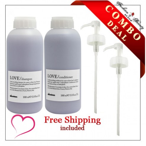 Davines Love Smoothing Liter Value Set