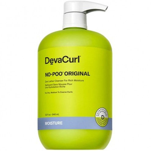 Deva Curl No-Poo Original Zero Lather Cleanser For Rich Moisture 32 Oz