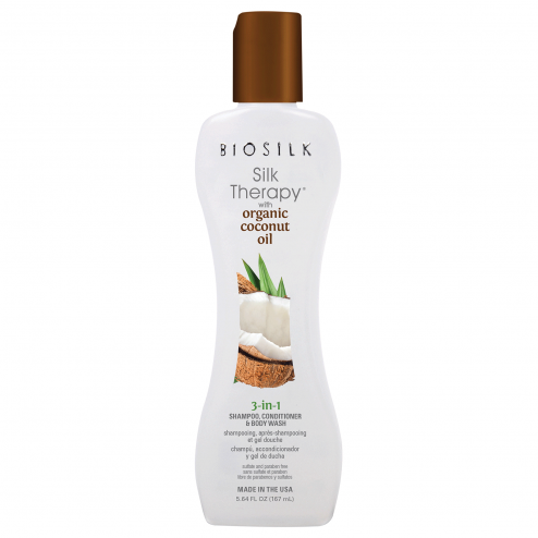 Farouk Biosilk Silk Therapy with Coconut Oil 3-in-1 5.64 Oz