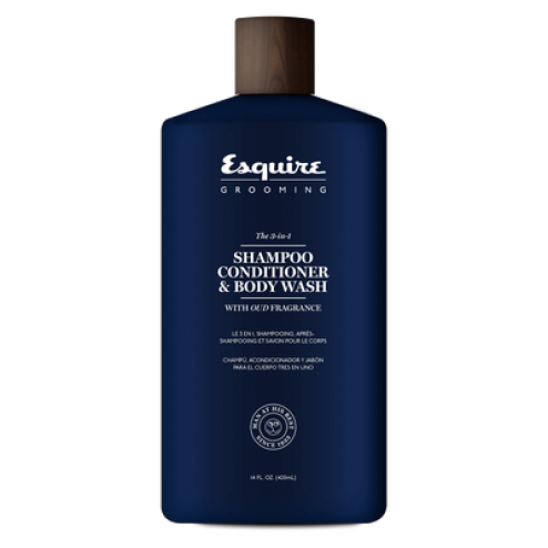 Farouk Esquire 3-in-1 Shampoo Conditioner & Body Wash 14 Oz