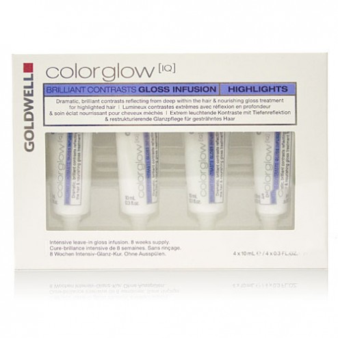 Goldwell Colorglow IQ Highlights Brilliant Contrast Gloss Infusion 4x0.3oz
