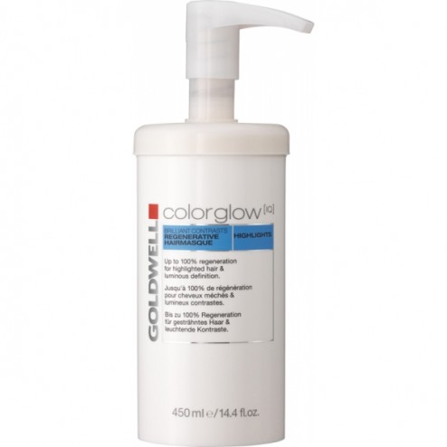 Goldwell Colorglow IQ Highlights Brilliant Contrast Hair Masque 15.2 Oz