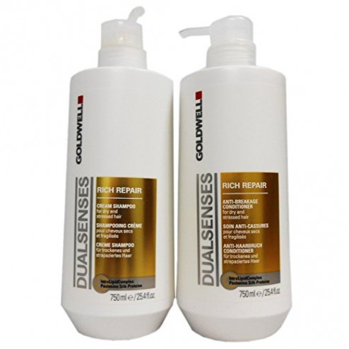 Goldwell Dualsenses Rich Repair Shampoo And Conditioner Duo (25.4 Oz each)
