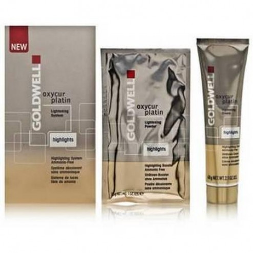 Goldwell Oxycur Platin Lightening System Highlights Kit