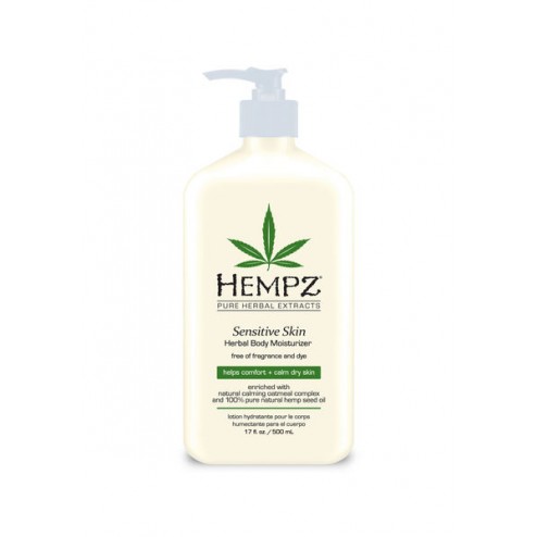 Hempz Sensitive Skin Herbal Body Moisturizer 17 Oz