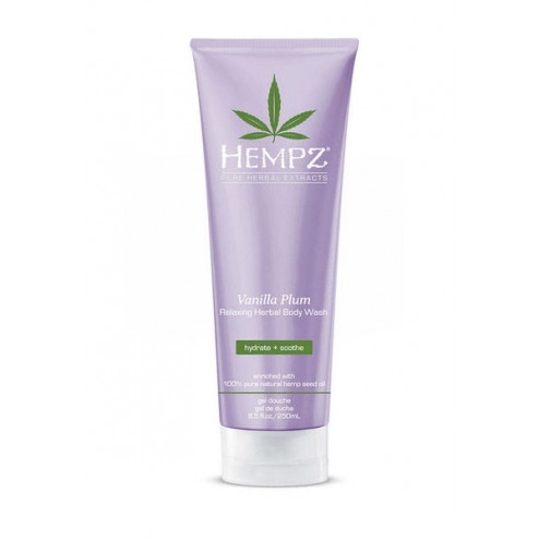 Hempz Vanilla Plum Herbal Body Wash 8.5 Oz