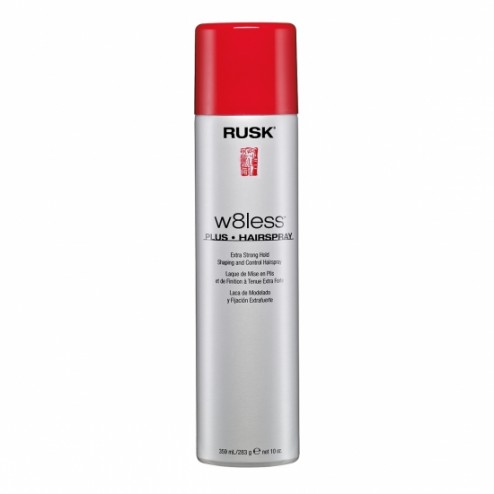 Rusk Designer Collection W8less Plus Extra Strong Hold Shaping and Control Spray