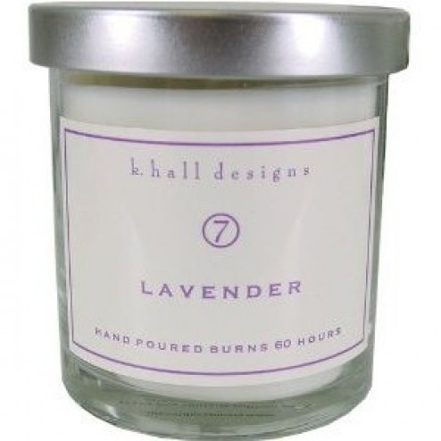 K. Hall Designs Lavender Candle