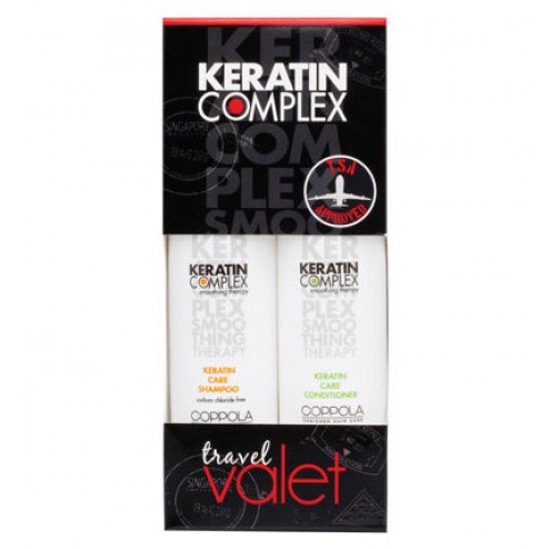 Keratin Complex Shampoo and Conditioner Travel Set