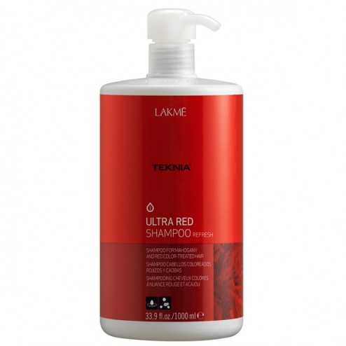 Lakme Teknia Ultra Red Shampoo 33.8 oz (1000 ml)