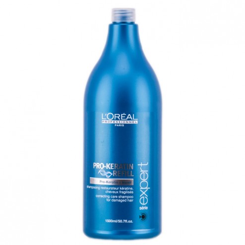 Loreal Serie Expert Pro Keratin Refill Shampoo 50.7 Oz