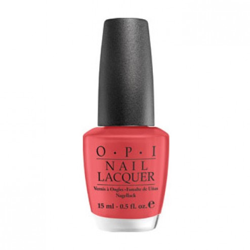 OPI NL B75 Paint My Moji toes Red