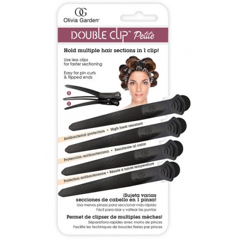 Olivia Garden Double Petite Clips - 4 pk.