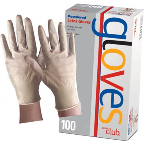 Product Club Latex Gloves Powdered 100 Count