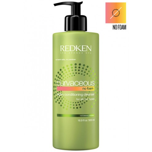 Redken Curvaceous No Foam Highly Conditioning Cleanser for All Curl Types 33.8 Oz