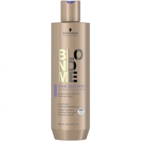 Schwarzkopf BlondMe Cool Blondes Neutralizing Shampoo 10 Oz