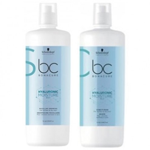 Schwarzkopf BC Bonacure Moisture Kick Hyaluronic Shampoo & Conditioner Liter Duo