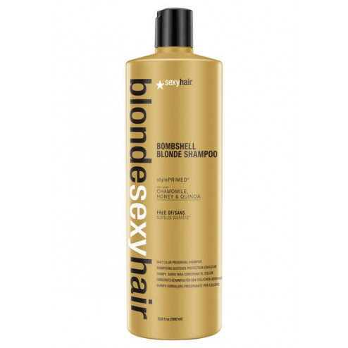 Sexy Hair Blonde Sexy Hair Bombshell Blonde Sulfate-Free Color Preserving Shampoo 33.8 Oz