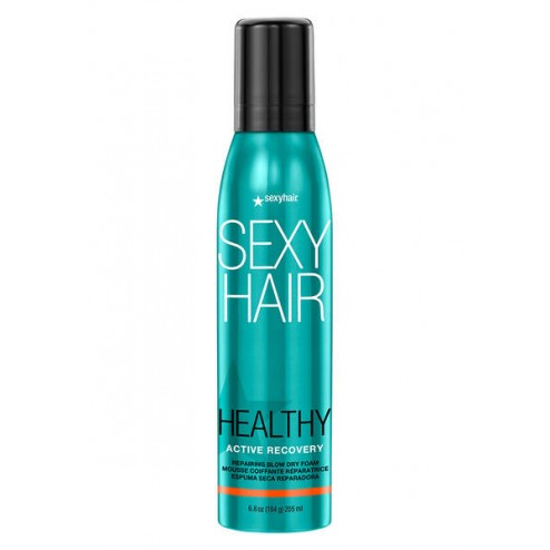 Sexy Hair Healthy Active Recovery Prepare Blow Dry Foam 6.8 Oz