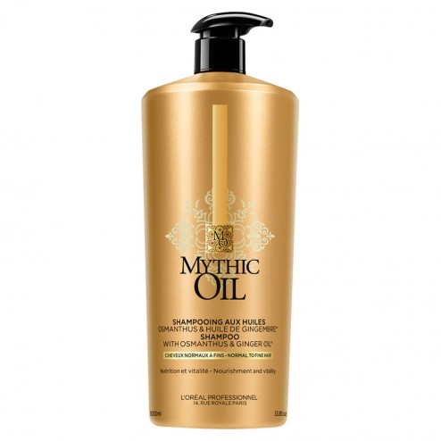 Loreal Professionnel Mythic Oil Normal to Fine Hair Retail Shampoo 33.8 Oz