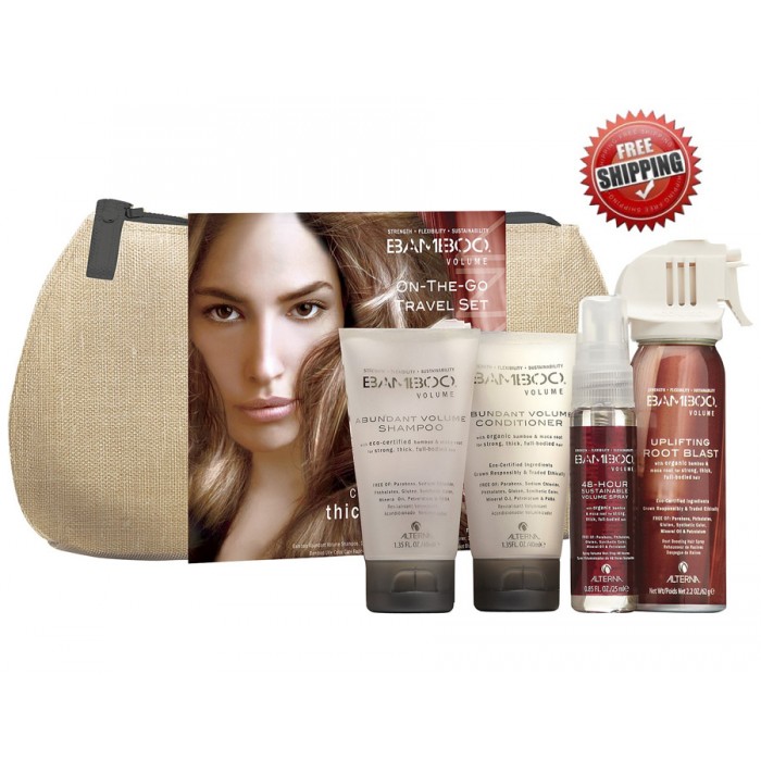 Alterna Bamboo Color UV+ Travel Kit – Pflegeset Für Farbiges Haar – Im Praktischen Reiseformat