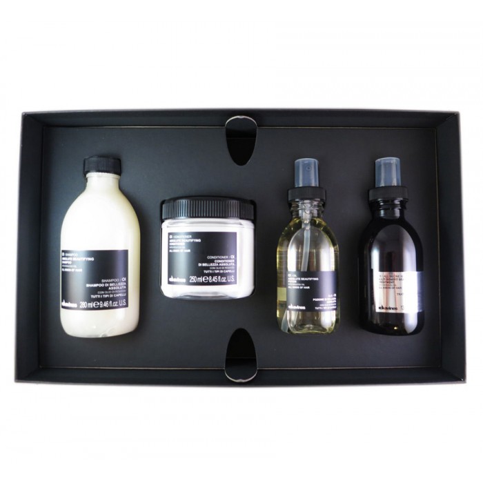 Davines Oi Deluxe Gift Set Shampoo, Conditioner, Oil, Milk