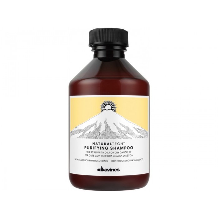 Davines Natural Tech Purifying AntiDandruff Shampoo 8.5 oz pH 4.7