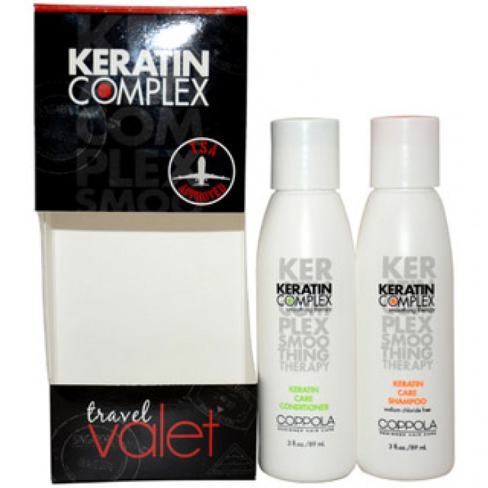 Keratin Complex Shampoo and Conditioner Travel Set