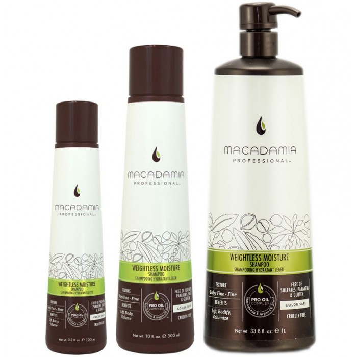 Macadamia Professional Weightless Moisture Shampoo For Fine and Dry Hair