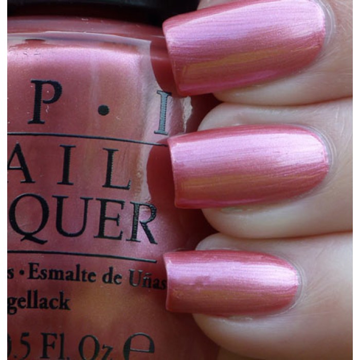 OPI Nail Polish Your Web or Mine NL M33 Metallic Canation Pink Lacquer