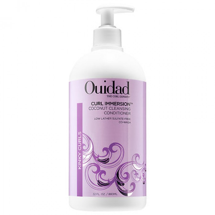 Ouidad Curl Immersion No Lather Coconut Cream Cleansing Conditioner – 500 Ml Für Lockiges Haar