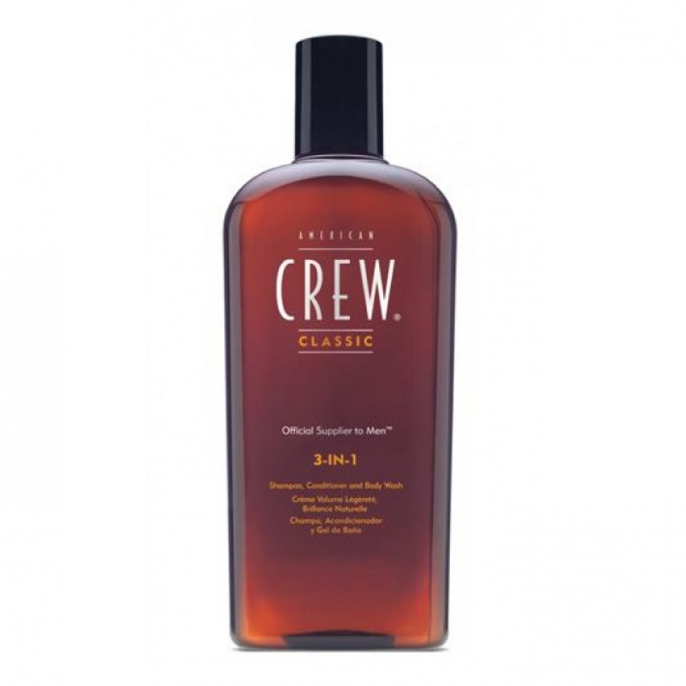 American Crew 3in1 Shampoo, Conditioner, Body Wash 3.3 Oz