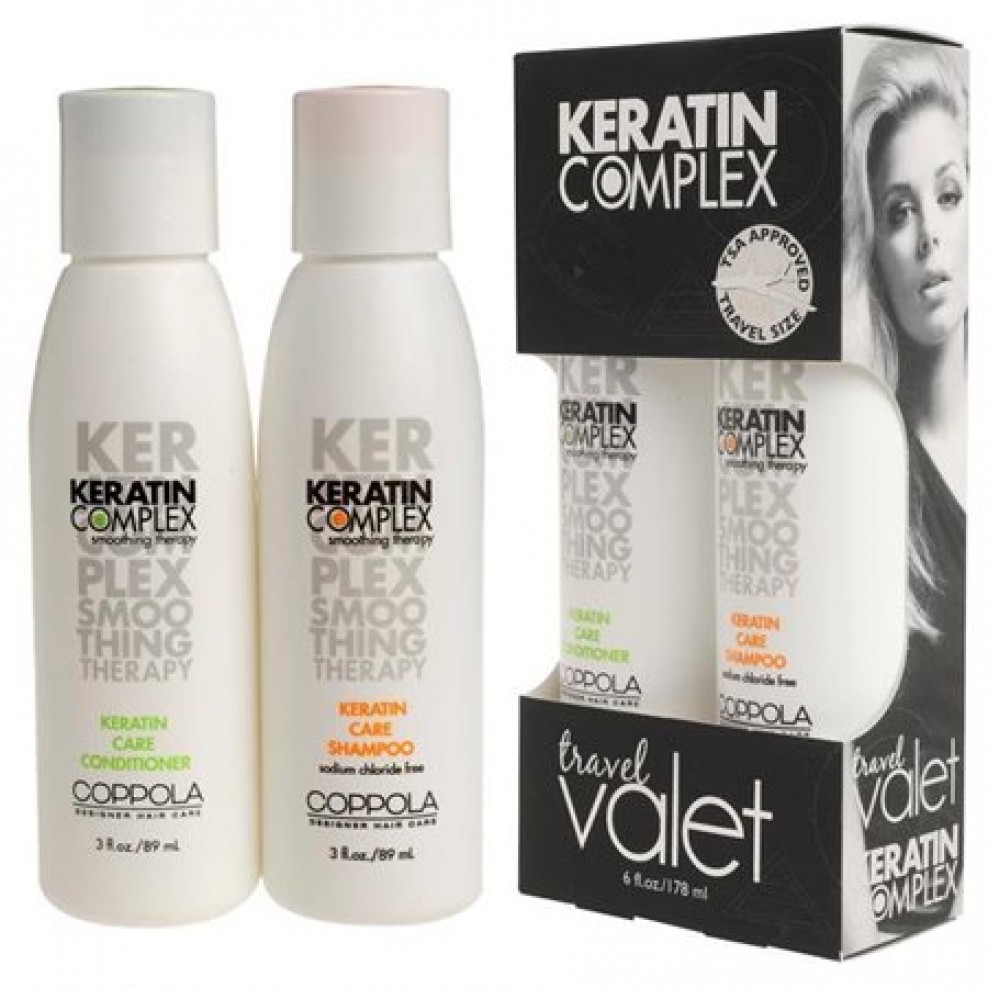Keratin Complex Care Shampoo and Conditioner Travel Set