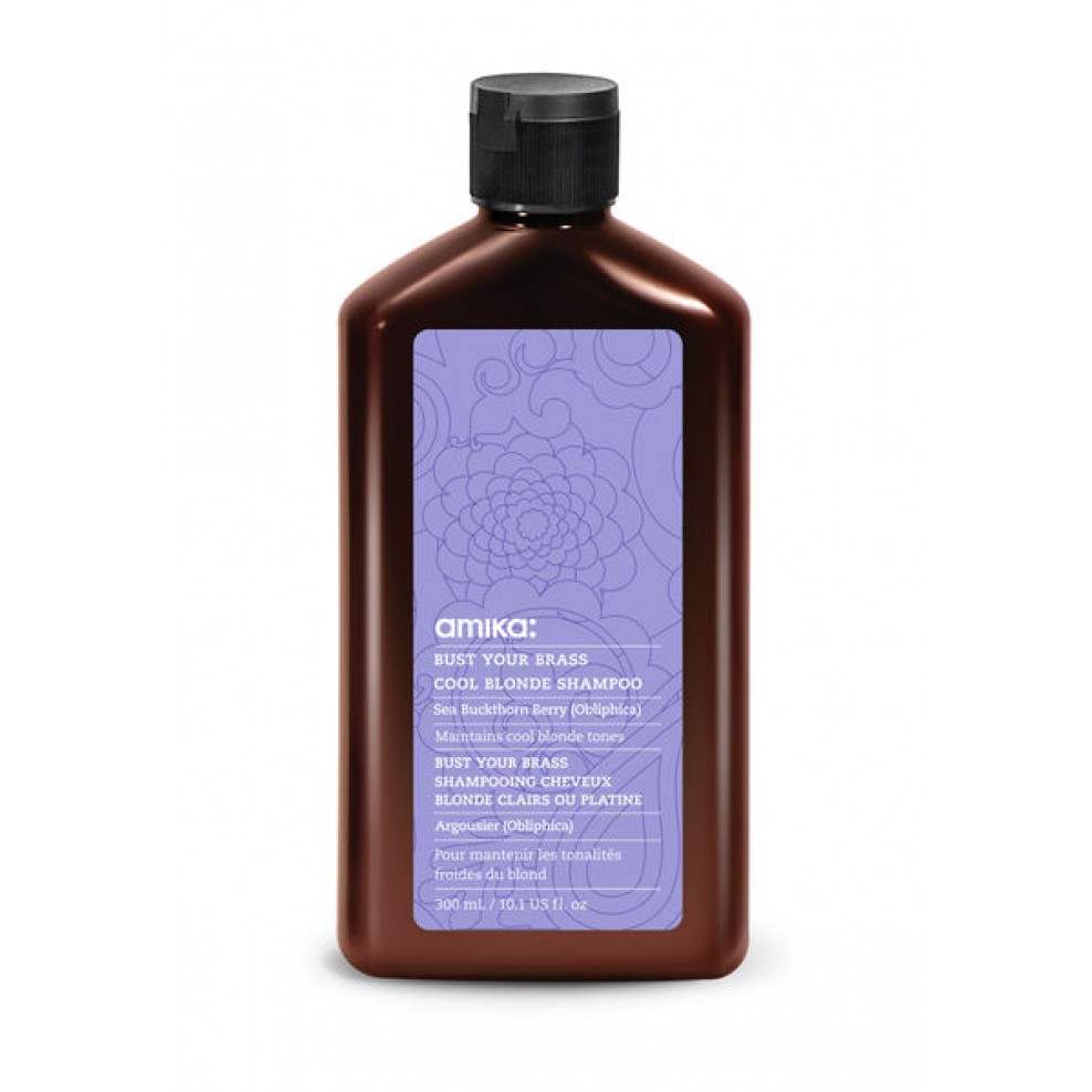 Amika Bust Your Brass Cool Blonde Shampoo 10.1 Oz