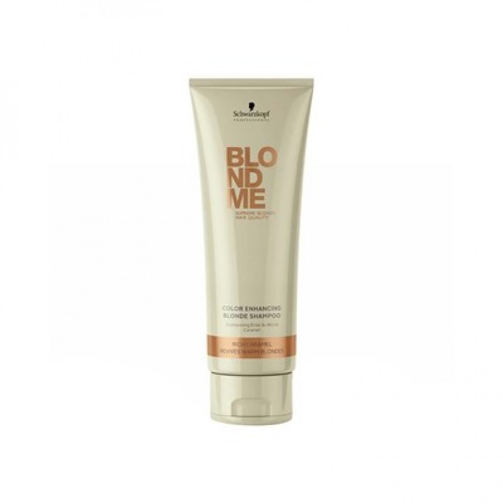 Schwarzkopf Color Enhancing Blonde Shampoo Rich Caramel 8 Oz.