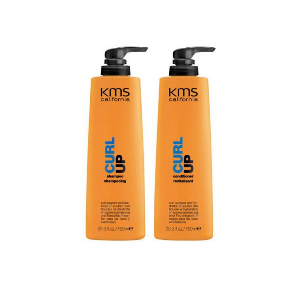 KMS Curl Up Shampoo And Conditioner Duo (25.3 Oz each)